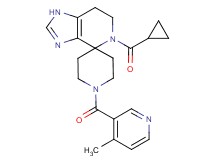 5-(cyclopropylcarbonyl)-1'-[(4-methylpyridin-3-yl)carbonyl]-1,5,6,7-tetrahydrospiro[imidazo[4,5-c]pyridine-4,4'-piperidine]