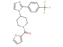 1-(2-furoyl)-4-{2-[4-(trifluoromethyl)phenyl]-1H-imidazol-1-yl}piperidine
