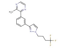 2-methyl-3-{3-[1-(4,4,4-trifluorobutyl)-1H-pyrazol-3-yl]phenyl}pyrazine