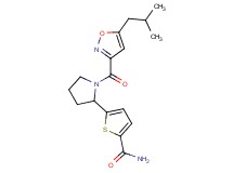 5-{1-[(5-isobutylisoxazol-3-yl)carbonyl]pyrrolidin-2-yl}thiophene-2-carboxamide