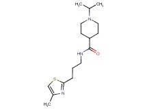 1-isopropyl-N-[3-(4-methyl-1,3-thiazol-2-yl)propyl]-4-piperidinecarboxamide