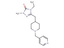 4-ethyl-2-methyl-5-{[1-(pyridin-4-ylmethyl)piperidin-4-yl]methyl}-2,4-dihydro-3H-1,2,4-triazol-3-one