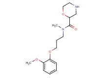N-[3-(2-methoxyphenoxy)propyl]-N-methylmorpholine-2-carboxamide