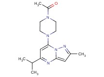 7-(4-acetyl-1-piperazinyl)-5-isopropyl-2-methylpyrazolo[1,5-a]pyrimidine