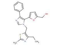 (5-{1-[(4-ethyl-2-methyl-1,3-thiazol-5-yl)methyl]-4-phenyl-1H-imidazol-5-yl}-2-furyl)methanol