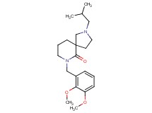7-(2,3-dimethoxybenzyl)-2-isobutyl-2,7-diazaspiro[4.5]decan-6-one