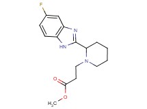 methyl 3-[2-(5-fluoro-1H-benzimidazol-2-yl)-1-piperidinyl]propanoate