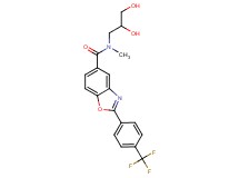 N-(2,3-dihydroxypropyl)-N-methyl-2-[4-(trifluoromethyl)phenyl]-1,3-benzoxazole-5-carboxamide