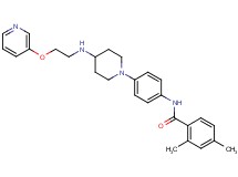 2,4-dimethyl-N-[4-(4-{[2-(3-pyridinyloxy)ethyl]amino}-1-piperidinyl)phenyl]benzamide