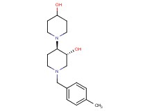 (3'R*,4'R*)-1'-(4-methylbenzyl)-1,4'-bipiperidine-3',4-diol