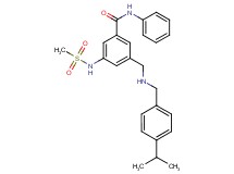 3-{[(4-isopropylbenzyl)amino]methyl}-5-[(methylsulfonyl)amino]-N-phenylbenzamide