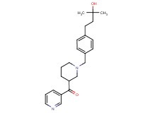 {1-[4-(3-hydroxy-3-methylbutyl)benzyl]-3-piperidinyl}(3-pyridinyl)methanone