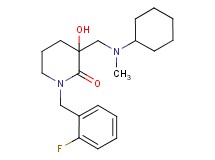 3-{[cyclohexyl(methyl)amino]methyl}-1-(2-fluorobenzyl)-3-hydroxy-2-piperidinone