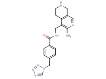 N-[(3-methyl-5,6,7,8-tetrahydro-2,7-naphthyridin-4-yl)methyl]-4-(1H-tetrazol-1-ylmethyl)benzamide