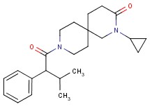 2-cyclopropyl-9-(3-methyl-2-phenylbutanoyl)-2,9-diazaspiro[5.5]undecan-3-one