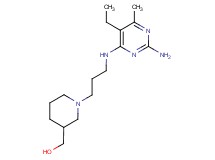 (1-{3-[(2-amino-5-ethyl-6-methylpyrimidin-4-yl)amino]propyl}piperidin-3-yl)methanol