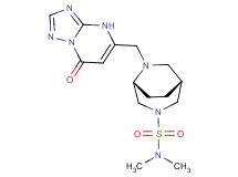 (1R*,5R*)-N,N-dimethyl-6-[(7-oxo-4,7-dihydro[1,2,4]triazolo[1,5-a]pyrimidin-5-yl)methyl]-3,6-diazabicyclo[3.2.2]nonane-3-sulfonamide