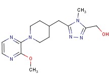 (5-{[1-(3-methoxypyrazin-2-yl)piperidin-4-yl]methyl}-4-methyl-4H-1,2,4-triazol-3-yl)methanol