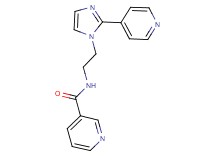 N-[2-(2-pyridin-4-yl-1H-imidazol-1-yl)ethyl]nicotinamide