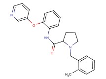 1-(2-methylbenzyl)-N-[2-(3-pyridinyloxy)phenyl]prolinamide