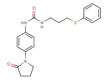 N-[4-(2-oxopyrrolidin-1-yl)phenyl]-N'-[3-(phenylthio)propyl]urea