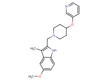 5-methoxy-3-methyl-2-{[4-(pyridin-3-yloxy)piperidin-1-yl]methyl}-1H-indole
