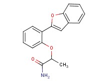 2-[2-(1-benzofuran-2-yl)phenoxy]propanamide