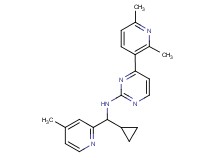 N-[cyclopropyl(4-methylpyridin-2-yl)methyl]-4-(2,6-dimethylpyridin-3-yl)pyrimidin-2-amine