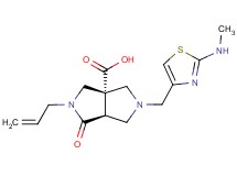 (3aS*,6aS*)-2-allyl-5-{[2-(methylamino)-1,3-thiazol-4-yl]methyl}-1-oxohexahydropyrrolo[3,4-c]pyrrole-3a(1H)-carboxylic acid