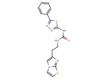 N-(2-imidazo[2,1-b][1,3]thiazol-6-ylethyl)-N'-(5-phenyl-1,3,4-thiadiazol-2-yl)urea