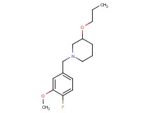 1-(4-fluoro-3-methoxybenzyl)-3-propoxypiperidine