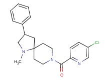 8-[(5-chloro-2-pyridinyl)carbonyl]-1-methyl-3-phenyl-1,8-diazaspiro[4.5]decane