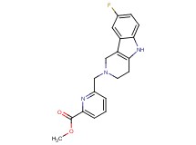 methyl 6-[(8-fluoro-1,3,4,5-tetrahydro-2H-pyrido[4,3-b]indol-2-yl)methyl]pyridine-2-carboxylate