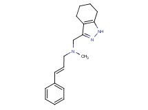(2E)-N-methyl-3-phenyl-N-(4,5,6,7-tetrahydro-1H-indazol-3-ylmethyl)prop-2-en-1-amine