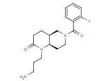 rel-(4aS,8aR)-1-(3-aminopropyl)-6-(2-fluorobenzoyl)octahydro-1,6-naphthyridin-2(1H)-one hydrochloride