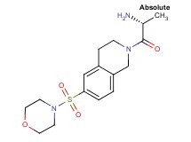 (2R)-1-[6-(morpholin-4-ylsulfonyl)-3,4-dihydroisoquinolin-2(1H)-yl]-1-oxopropan-2-amine