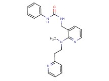 N-[(2-{methyl[2-(2-pyridinyl)ethyl]amino}-3-pyridinyl)methyl]-N'-phenylurea