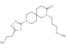 2-(3-methoxypropyl)-9-(5-propyl-1,3,4-thiadiazol-2-yl)-2,9-diazaspiro[5.5]undecan-3-one