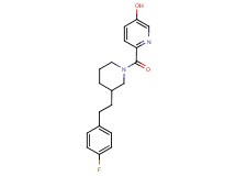 6-({3-[2-(4-fluorophenyl)ethyl]-1-piperidinyl}carbonyl)-3-pyridinol