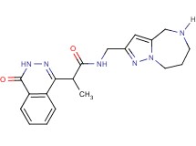 2-(4-oxo-3,4-dihydro-1-phthalazinyl)-N-(5,6,7,8-tetrahydro-4H-pyrazolo[1,5-a][1,4]diazepin-2-ylmethyl)propanamide hydrochloride
