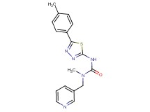 N-methyl-N'-[5-(4-methylphenyl)-1,3,4-thiadiazol-2-yl]-N-(pyridin-3-ylmethyl)urea