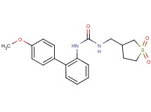N-[(1,1-dioxidotetrahydro-3-thienyl)methyl]-N'-(4'-methoxybiphenyl-2-yl)urea
