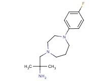 {2-[4-(4-fluorophenyl)-1,4-diazepan-1-yl]-1,1-dimethylethyl}amine dihydrochloride