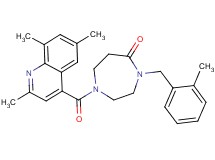4-(2-methylbenzyl)-1-[(2,6,8-trimethyl-4-quinolinyl)carbonyl]-1,4-diazepan-5-one