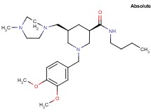 (3R,5S)-N-butyl-1-(3,4-dimethoxybenzyl)-5-[(4-methyl-1-piperazinyl)methyl]-3-piperidinecarboxamide