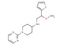 N-[2-methoxy-2-(2-thienyl)ethyl]-1-pyrimidin-2-ylpiperidin-4-amine