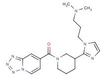 N,N-dimethyl-3-{2-[1-(tetrazolo[1,5-a]pyridin-7-ylcarbonyl)piperidin-3-yl]-1H-imidazol-1-yl}propan-1-amine