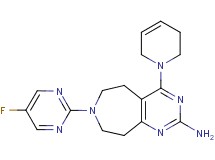 4-(3,6-dihydropyridin-1(2H)-yl)-7-(5-fluoropyrimidin-2-yl)-6,7,8,9-tetrahydro-5H-pyrimido[4,5-d]azepin-2-amine