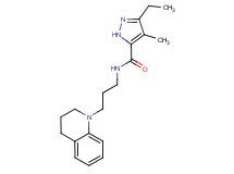 N-[3-(3,4-dihydroquinolin-1(2H)-yl)propyl]-3-ethyl-4-methyl-1H-pyrazole-5-carboxamide