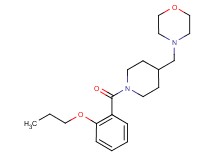 4-{[1-(2-propoxybenzoyl)-4-piperidinyl]methyl}morpholine